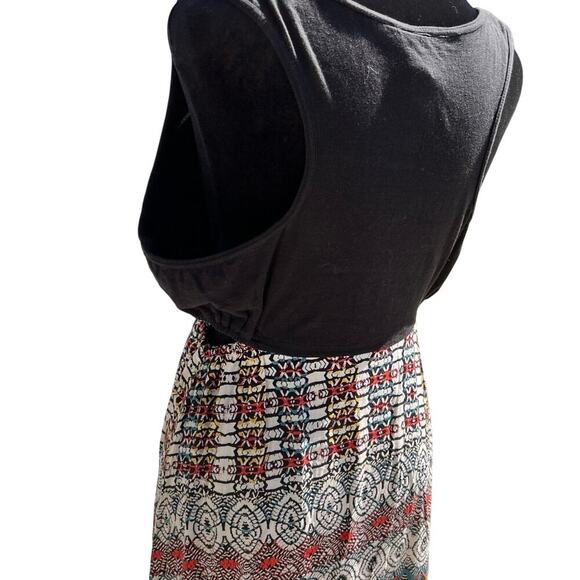 ANGIE, women's dress size M, black on top with, skirt multicolor. NWT - Picture 6 of 8